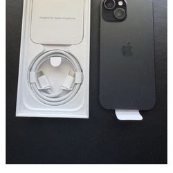 black iphone 15 perfect condition send your best offer
