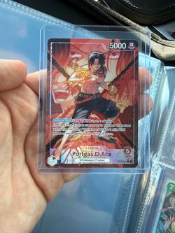 Portgas.D.Ace (001) (Alternate Art) - The Time of Battle  (OP16)  and Portgas.D.Ace (118) (Alternate Art) - The Time of Battle (OP16)