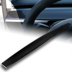 For 2017-2023 Tesla Model 3 / Model Y Real Carbon Fiber Dashboard Interior Cover Trim -(2-DAS-2781-CFBK