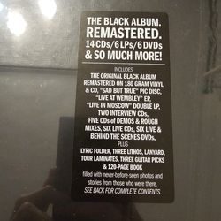 Metallica 6LP/14CD/6DVD Black Album Deluxe set