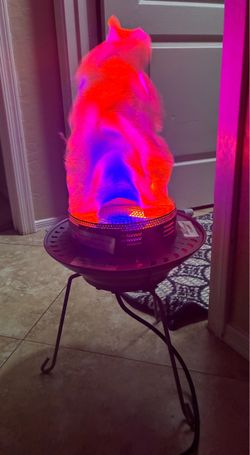 Fake Flame Fire Effect Light with Stand