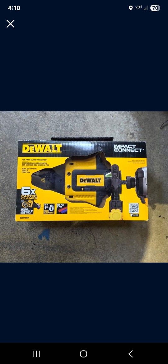 DeWalt DWAPXCIR PEX Crimp Ring Attachment