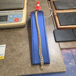 Cuban Link Brazalet 8"10k  43.2gr