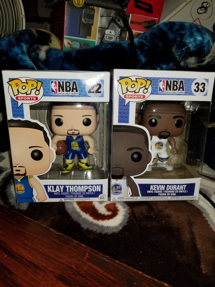 Funko Pop Golden State Warrios Klay Thompson/Kevin Durant for