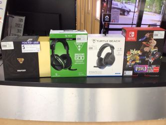 We got head sets controllers and consoles and much much more