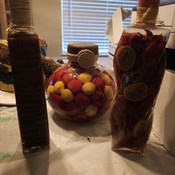 Glass Filled Decor 