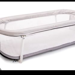 Baby Delight Snuggle Nest Bassinet, Portable Baby Bed, For Infants 0 – 5 Months, Driftwood Grey  Open box item  INVENTORY NUMBER: 106