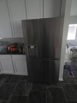 LG Stainless steel refrigerator
