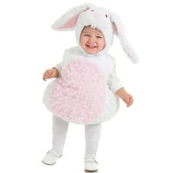 White Rabbit Belly Babies Toddler Costume