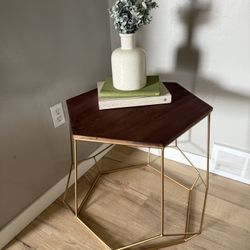 Hexagon Side Table