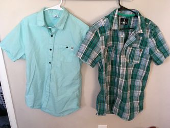Size medium teen boys polo shirts