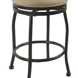 Banjara Beige Color Metal Stool 