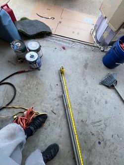 7/8” galvanized tube