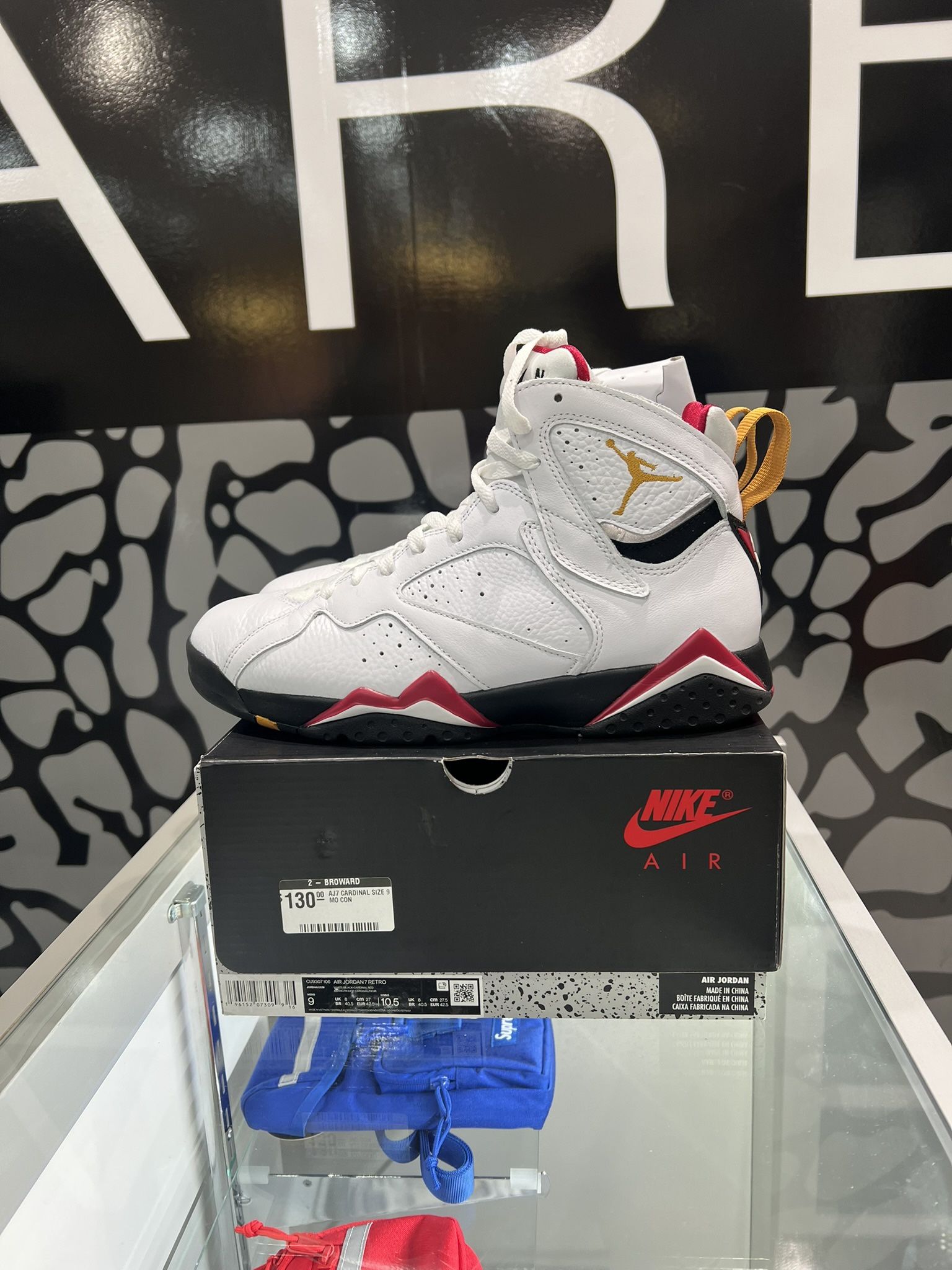Nike Air Jordan 7 Retro Cardinal Size 9 Worn Once