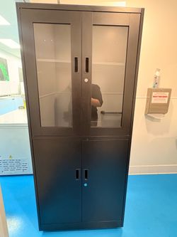 Commercial Locking Storage Cabinet