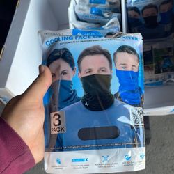 Cooling Face Covering mask 3 Pack