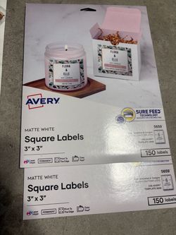 Avery labels/stickers for business/advertising