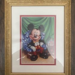 Mickey Mouse Disney Character Of The Month Framed Art Notecard