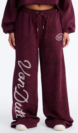 VON DUTCH EMBROIDERED BURGANDY