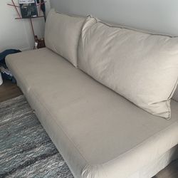 Creme Colored Canvass Futon $200