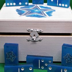 Domino Dallas Cowboys Inspired Custom Game set