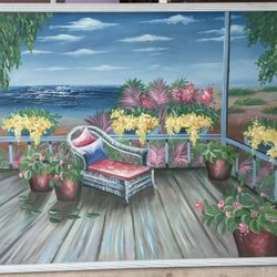 Beautiful Key West  Colorful Wall Painting