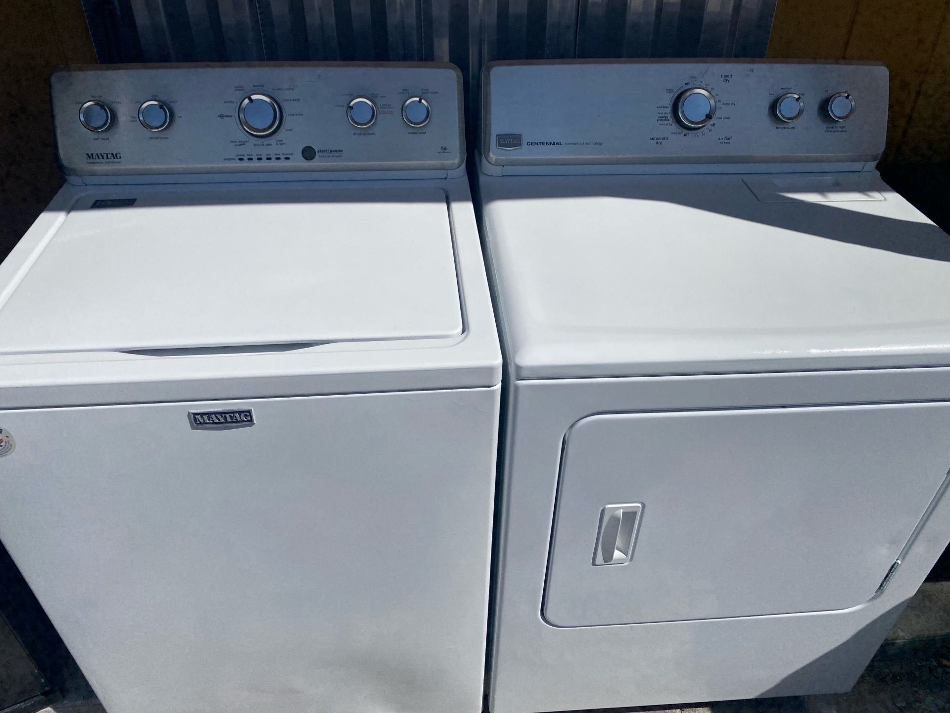 GE washer and dryer matching set . 100% serviced delivery available $475.00