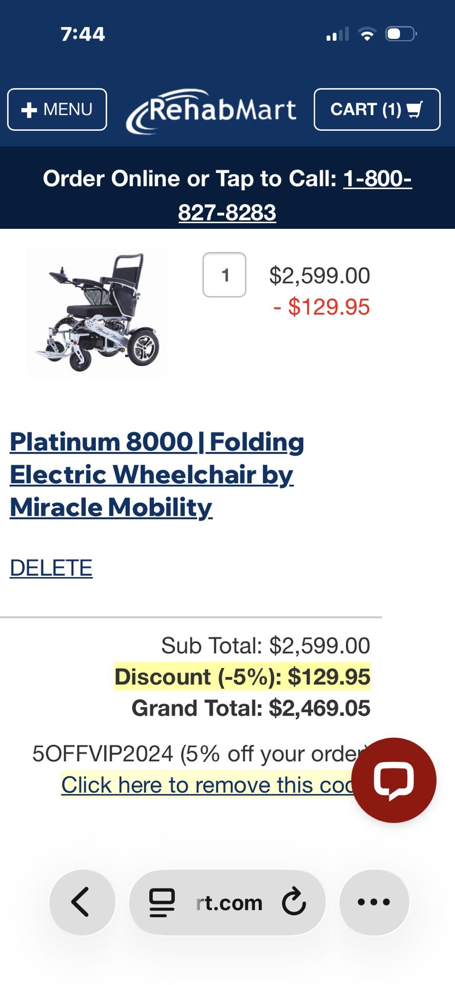 Electric Mobile chair medical