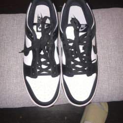 Black White Nike Dunks New Men 10
