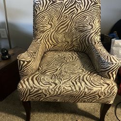 Zebra Print Chair