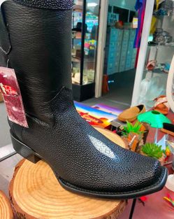 Botas vaqueras de piel para hombre