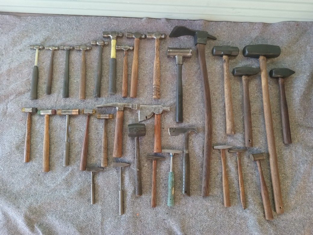 31 Piece American Made Hammer Lot Tools