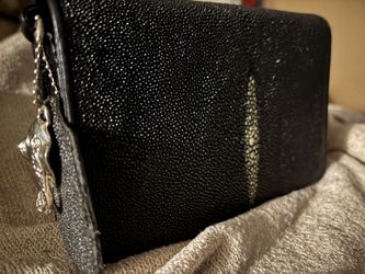 Genuine STINGRAY Leather Clutc