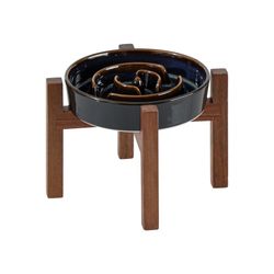 Ceramic & Plastic Slow Feeders & Puzzle Feeders Some With Elevated Stands