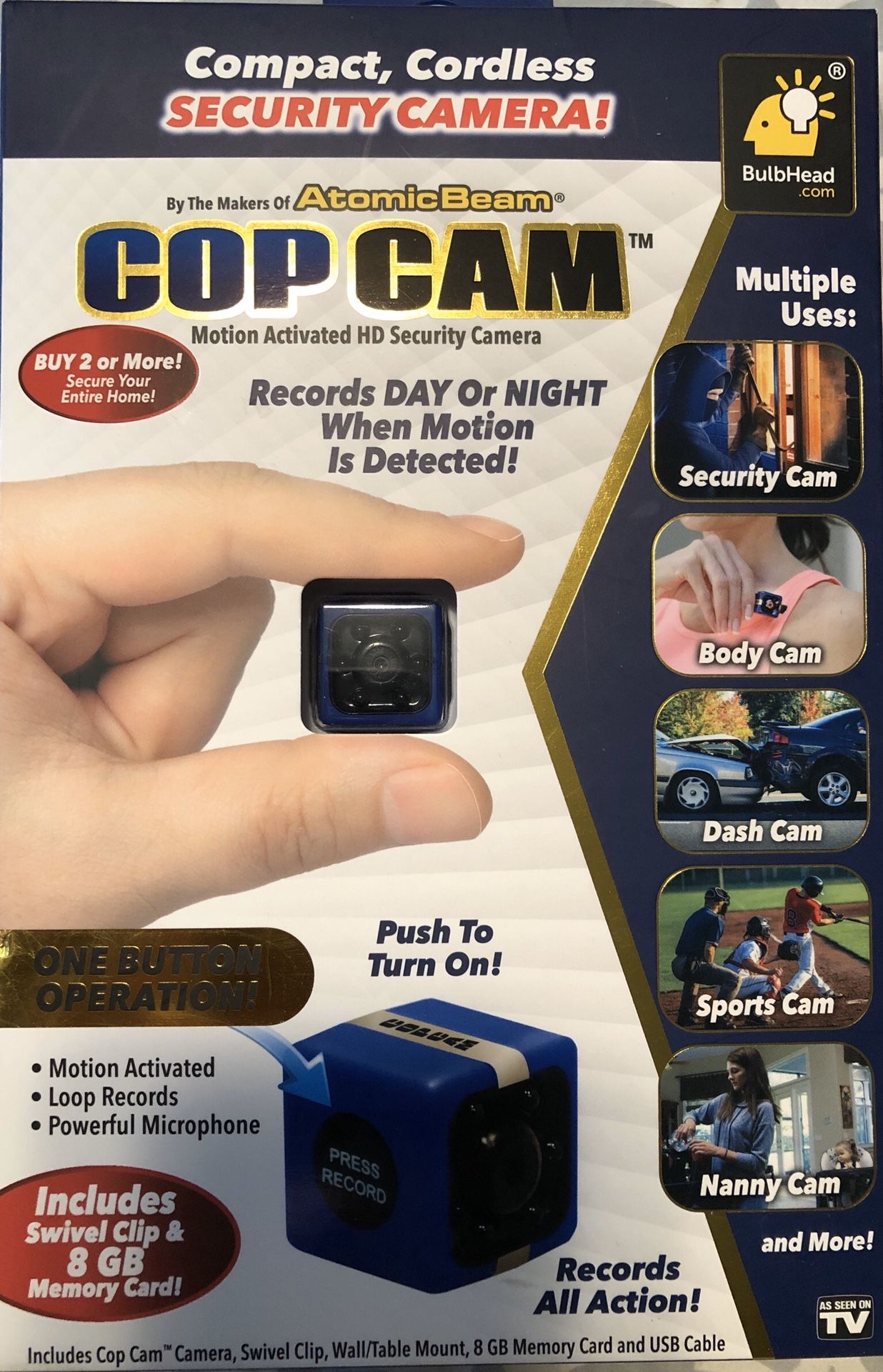 Cop Cam, New  (open box) OBO