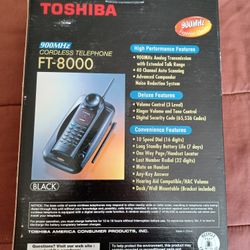 Toshiba Ft-8000 Cordless Phone 