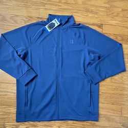 NWT Bench Men's full zip Blue Jacket Size L