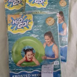 Swimming Tube Neon Green Or Neon Orange 