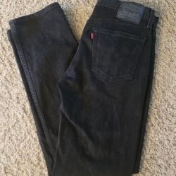 Levi's 514 Mens Black Jeans