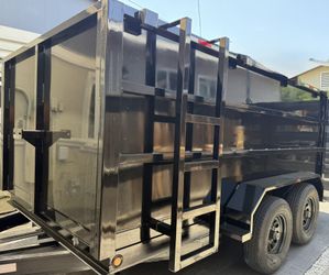 New 8x4x12 Hydraulic Dump Trailer 