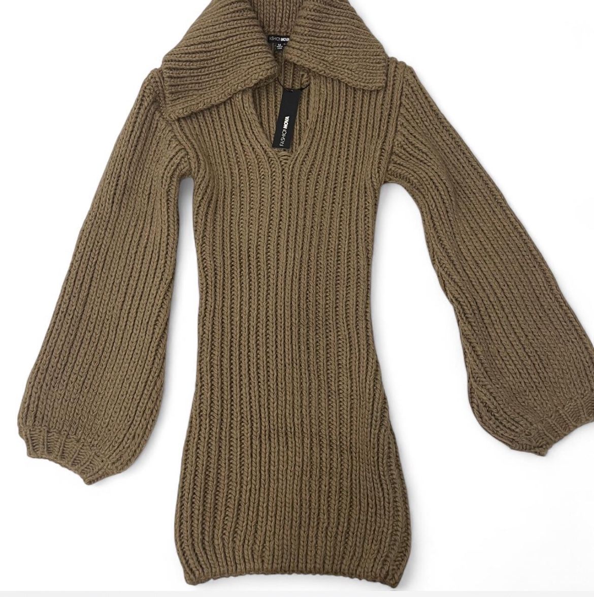 Tessa Chunky Knit Sweater Mini Dress