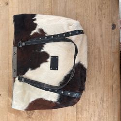 Patricia Nash Leather And Cowhide Tote bag