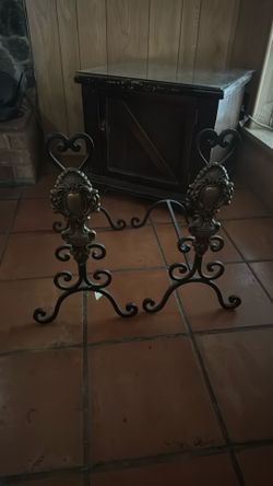 Vintage Fire Log Holders
