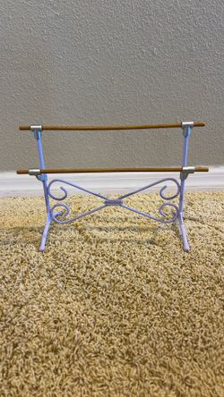 Ballet bar for American Girl sized doll (doll NOT included)