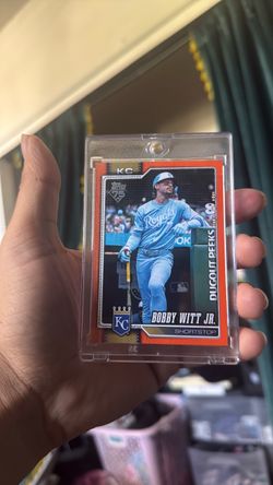Bobby Witt jr dugout peeks /25