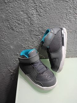Air Jordan Gray Retro Stealth Baby Infant Shoes Size 8C
