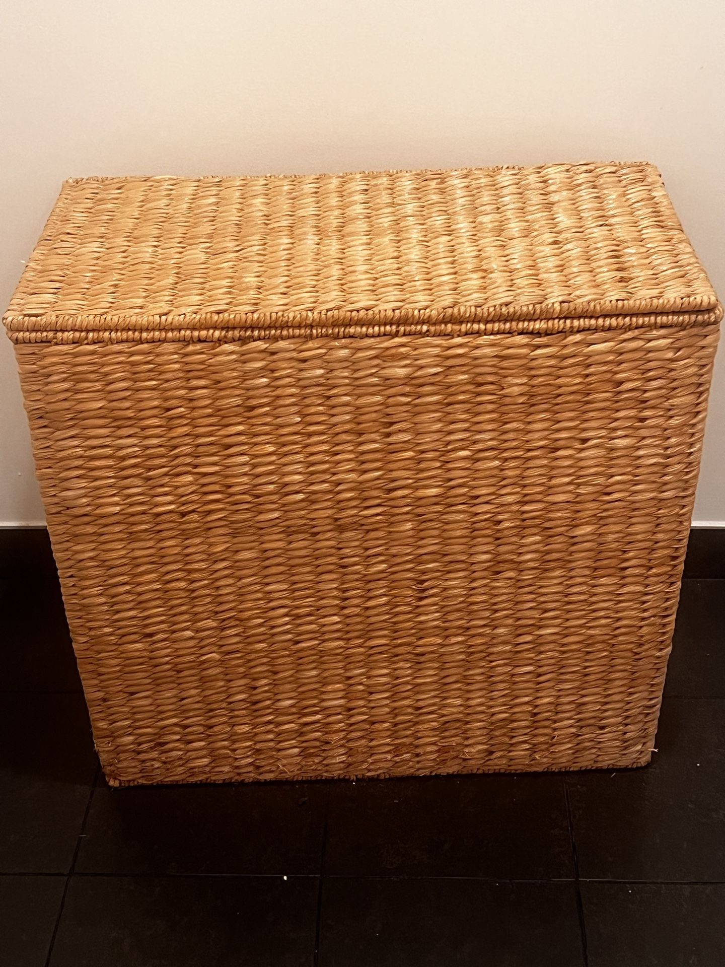 Wooden His & Her’s laundry Basket