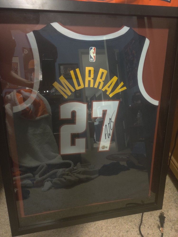 Jamal Murray Framed Autographed JERSEY