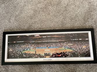 Old Boston Garden Framed Photograph Boston Celtics V Detroit Pistons
