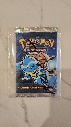 Pokémon Blastoise base set booster pack New Sealed